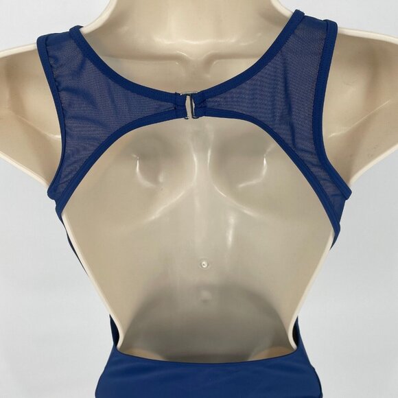 Summersalt Womens Swimsuit Mesh Freestyle Blue Size 4 One Piece Beach Vacation - Picture 6 of 12
